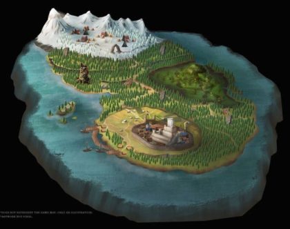 Exzore: The Rising MMO World Map
