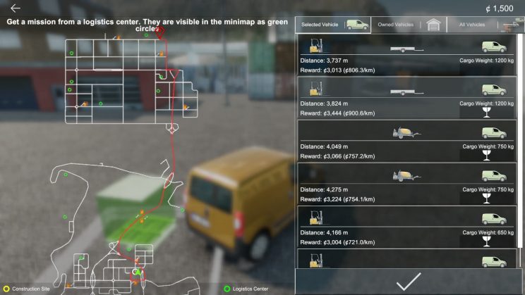 Truck & Logistics Simulator Review Mission List